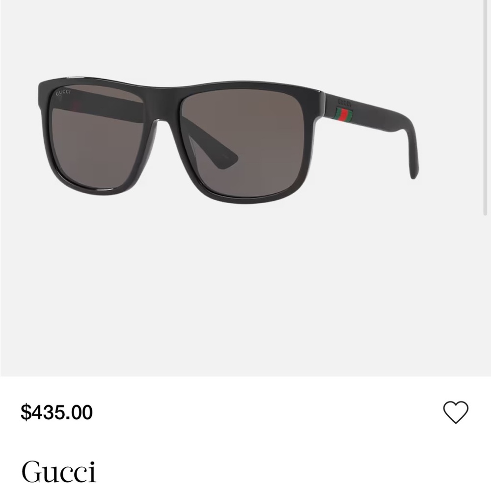 Gucci Black Sunglasses